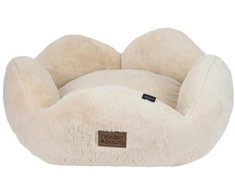 Nordic paws - Flora Plush Dog Bed - rusvai gelsvas - Medium
