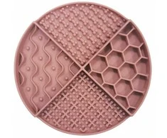 Nordic paws - Lickmat Round - Raudona - 21x21cm