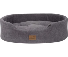 Nordic paws - Ovie Dog Bed - Charcoal Pilkas - L 70 x 56 cm.