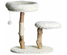 „Nordic Paws“ – draskyklė „Wildwood 2“ – balta – 40 x 60 x 68 cm