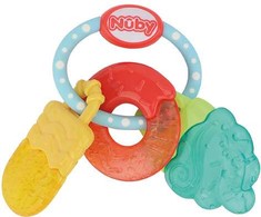 Nuby - Icy Bite Sweets Teether Geltona/Turqoise/Raudona + 3 M (SKU: 708062)