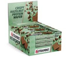 Nutramino - 12x baltymų vafliai - lazdyno riešutų skonio 39g