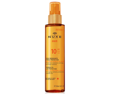 "Nuxe" saulės įdegio aliejus veidui ir kūnui Spf10 150ml