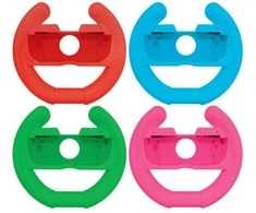 ONIVERSE - Pack of 4 Racing wheel controller holders - Mėlyna/Raudona/Žalias/Rožinė - Nintendo Switch
