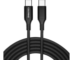 Oniverse USB-C į USB-C įkrovimo laidas, 3 m – juodas