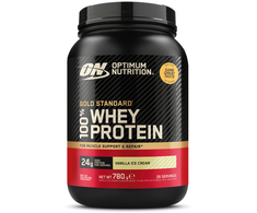 Optimum Nutrition - Gold Standard 100% - vaniliniai ledai 780 g
