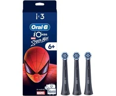 Oral B - iO Kids 6+ Marvel Spider-Man Elektrinis dantų šepetėlis Head - Juodas - 3