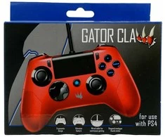 Orb Factory „PlayStation 4“ – „Gator Claw“ laidinis valdiklis (raudonas) (ORB)