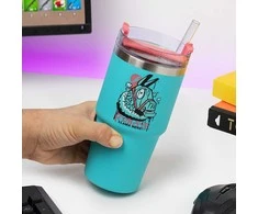 Paladone Fortnite Sandarus Puodelis su šiaudeliu | 600 ml