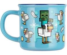 Paladone Minecraft - Chicken Jockey puodelis | Reaguojantis į karštį 350 ml