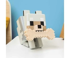 Paladone Minecraft Wolf GloBuddies lempa | 14.3 cm