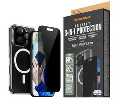 Panzer Glass „PanzerGlass“ – „iPhone 16 Pro 3 viename“ privatumo paketas