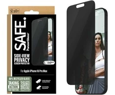 Panzer Glass PanzerGlass SAFE Privatumo ekrano apsauga Apple iPhone 16 Pro Max, ypač platus (skaidrus)