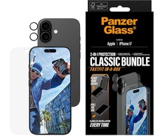 Panzer Glass „PanzerGlass“ – 2 viename klasikinis rinkinys – „iPhone 17“ – su „FASTFIT IN-A-BOX“