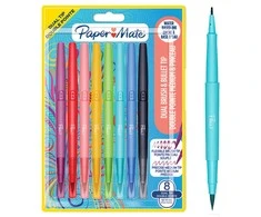 Papermate „Paper Mate“ – „Flair“ dvigubo antgalio flomasteriai, 8 vnt. (2199386)