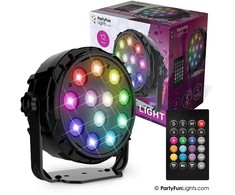 Nielsen_Light Partyfunlights Disko projektorius su nuotolinio valdymo pultu Ø: 12,6 cm