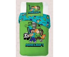 Patalynės komplektas Brandmac Bed Linen - Adult Size 140 x 200 cm - Minecraft Classic Crew (1029463)
