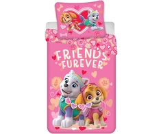 Brandmac Paw Patrol Friends Furever vaikiška patalynės komplektas 100√ó140cm, 40√ó45cm