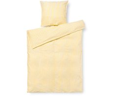 Patalynės komplektas Juna - Bæk&amp;Bølge Bed Linen 140x220 cm - Geltona &amp; Baltas