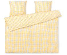 Patalynės komplektas Juna - Bæk&amp;Bølge Bed Linen 200x220 cm - Geltona &amp; Baltas