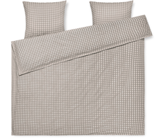 Patalynės komplektas Juna - Bæk&amp;Bølge Bed Linen 200x220 cm - Pilkas &amp; Birch