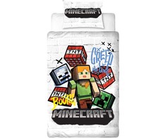Minecraft – Suaugusiųjų patalynės komplektas 140x200 (MNC743)