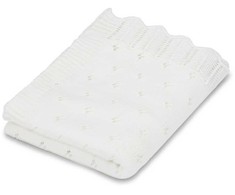 Patalynės komplektas Vanilla Copenhagen - Megztas pledas - Pieno spalvos - 70 x 100 cm