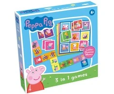 Tactic Peppa Pig - 3 viename užrašų knygelė (60480)