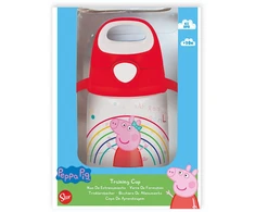 Peppa Pig kūdikio šiaudelio formos puodelis, 370 ml.