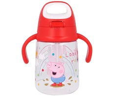 Peppa Pig kūdikio šiaudelio formos puodelis, 370 ml.