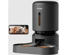 Petlibro - Granary Camera Dvigubas maisto padėklas - Juodas - 5L