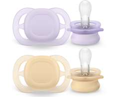 „Philips Avent“ – „Ultra Start“, 0–2 mėn., šviesiai rožinis / šviesiai geltonas