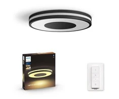 Lubinis šviestuvas Philips Hue Be baltos atmosferos išmanusis lubų šviestuvas, juodas