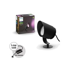 Philips Hue Lily XL juoda 1x15W