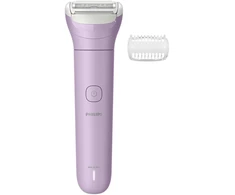 Philips 6000 series Lady Shaver Series 6000 Cordless shaver, Wet &amp; Dry, Foil shaver, 1 head(s), Lilac, Baterija, Built-in battery, Lithium Polymer (LiPo)