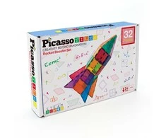 Picasso Tiles – raketų stiprintuvo rinkinys (32 vnt) (PT32)