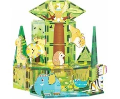 Picasso Tiles - Safari themed set with 8 animals (46 pcs) (PTQ12)