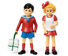 Pippi Langstrump Pippi Tommy Og Annika Figursæt