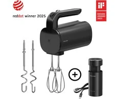 ZWILLING XTEND Pradedančiųjų rinkinys: belaidis mikser rankinis + baterija juoda