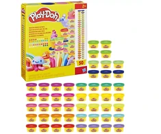 Play-Doh - Super Rainbow skoniai 50 vnt. pakuotė (G1761)