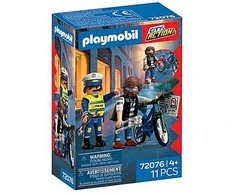 Konstruktorius Playmobil Dviračio vagystė (72076)