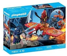 PLAYMOBIL - Herojai: Didvyrių dronų kova su piktuoju nindze (71833)
