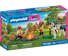 PLAYMOBIL - Horseback Riding Trip with Campfire (72132)