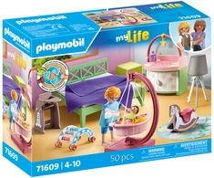 Playmobil – miegamasis su kūdikių žaidimų kampeliu (71609)