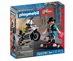 Konstruktorius Playmobil Motorcycle Chase (72079)