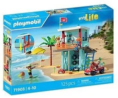 Playmobil My Life 71903 Muzikinis centro gelbėjimo ir paplūdimio vežimėlis