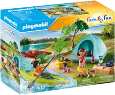 Konstruktorius Playmobil stovyklavietė su laužu 71425