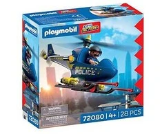Konstruktorius Playmobil Police Helicopter (72080)