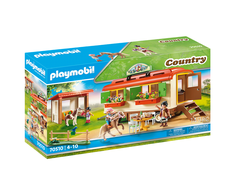 Playmobil Šalies ponys prieglauda su priekaba