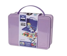 Plus-Plus - Mini Pastel - Suitcase Metal Violetinė, 600 pc (7003)